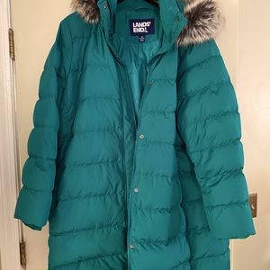 Lands’ End down coat size 1X